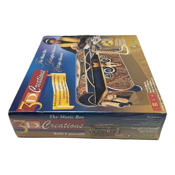 Wrebbit 3D Creations The Music  Box Working Music Sealed Craft New - Picture 7 of 10